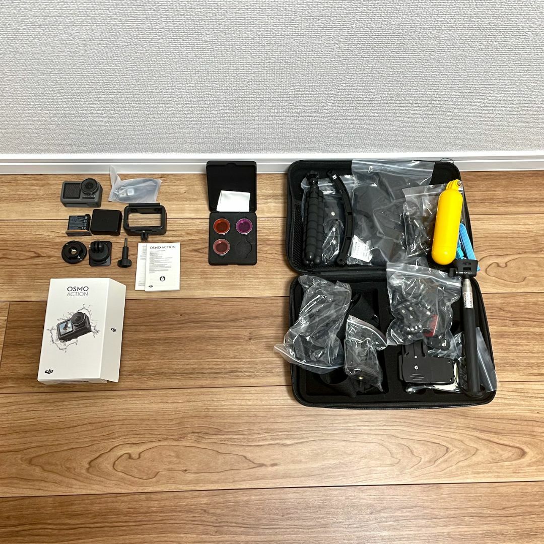 DJI - 美品 DJI OSMO ACTION 本体 アクセサリー多数 水中撮影フィルター