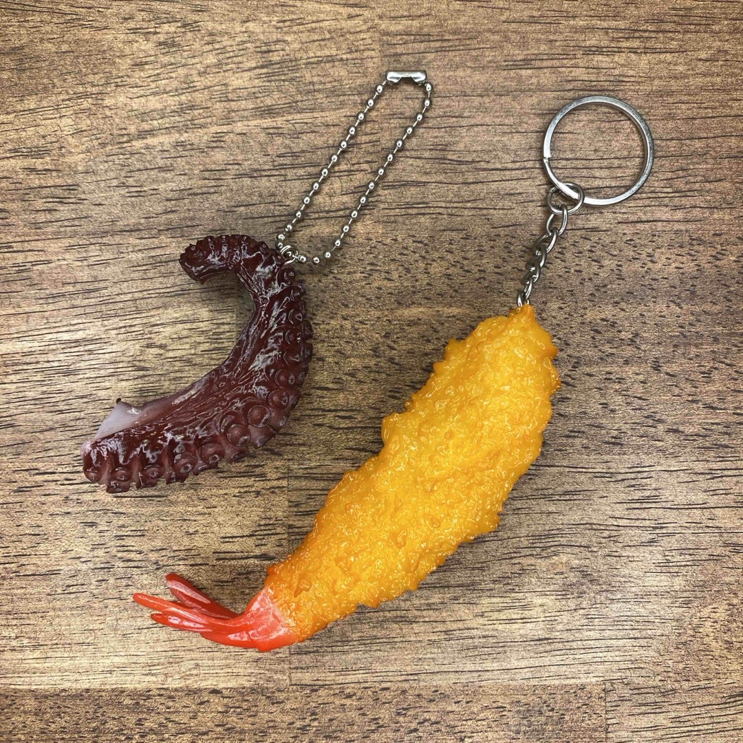食品 キーホルダー 2点セット メンズのファッション小物(キーホルダー)の商品写真