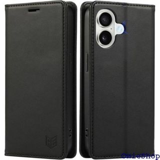 iphone16ケース 手帳型 iphone16手帳 あい ブラック 2221(その他)