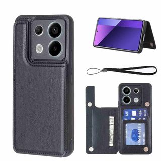 【Aqier】For Redmi Note 13 Pro 5G ケース 背面手帳(その他)
