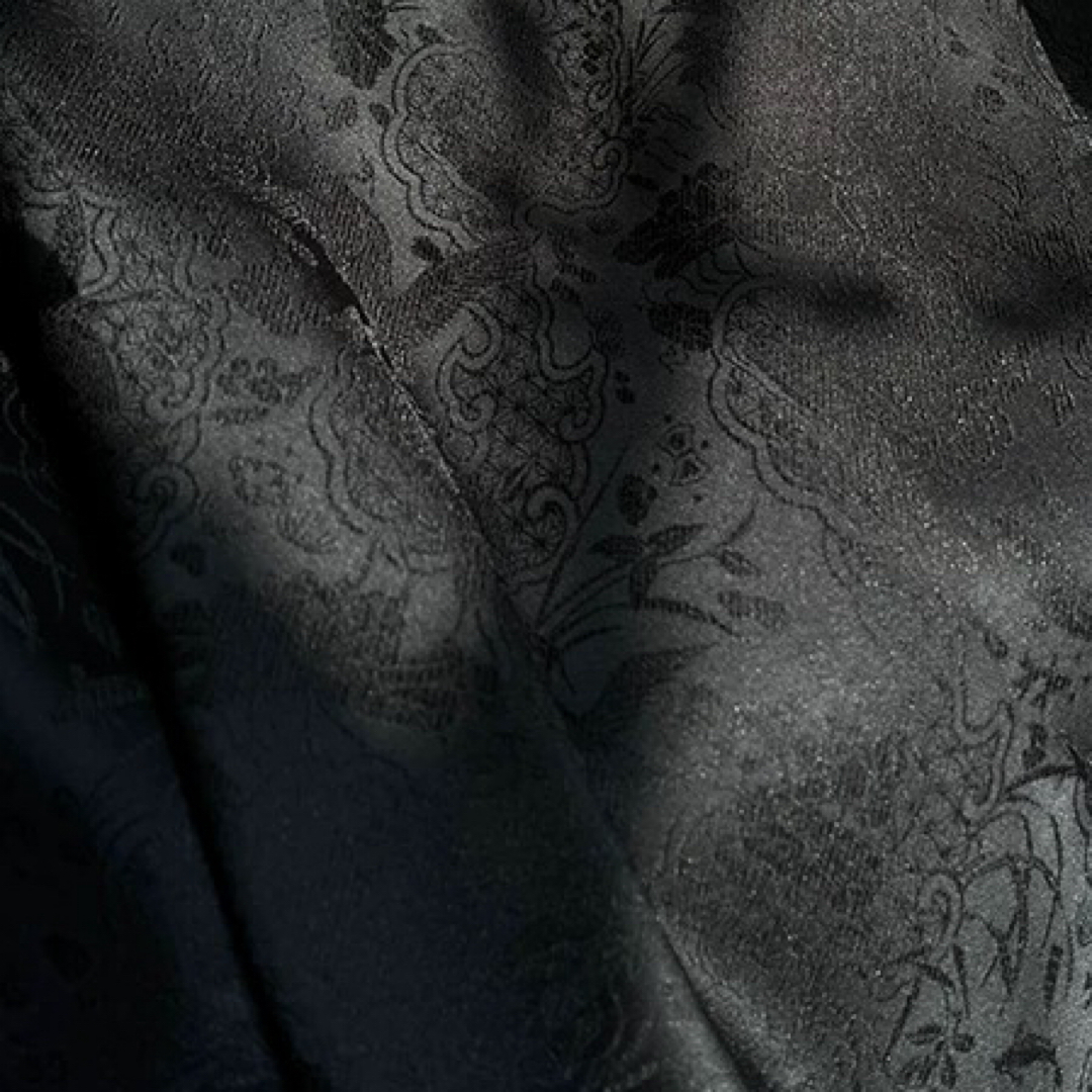 金玉携茶 椿花刺繍吊帶主腰 赤黒色キャミソール 中国伝統衣装 宋