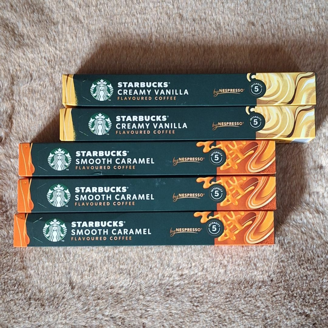 NESPRESSO(ネスプレッソ)のNespresso × STARBUCKS カプセル 10個×5本 セット⑤p 食品/飲料/酒の飲料(コーヒー)の商品写真
