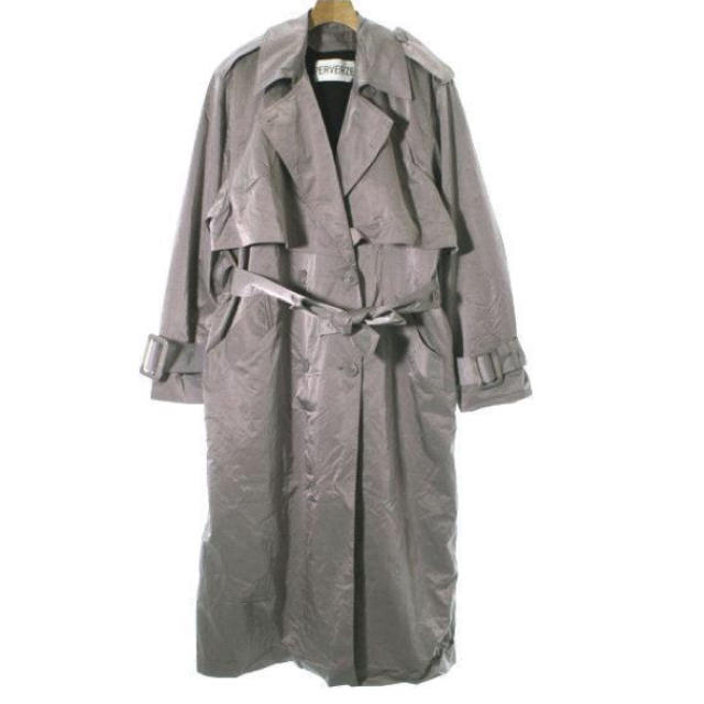 perverze Vintage Big Coat / Grayレディース