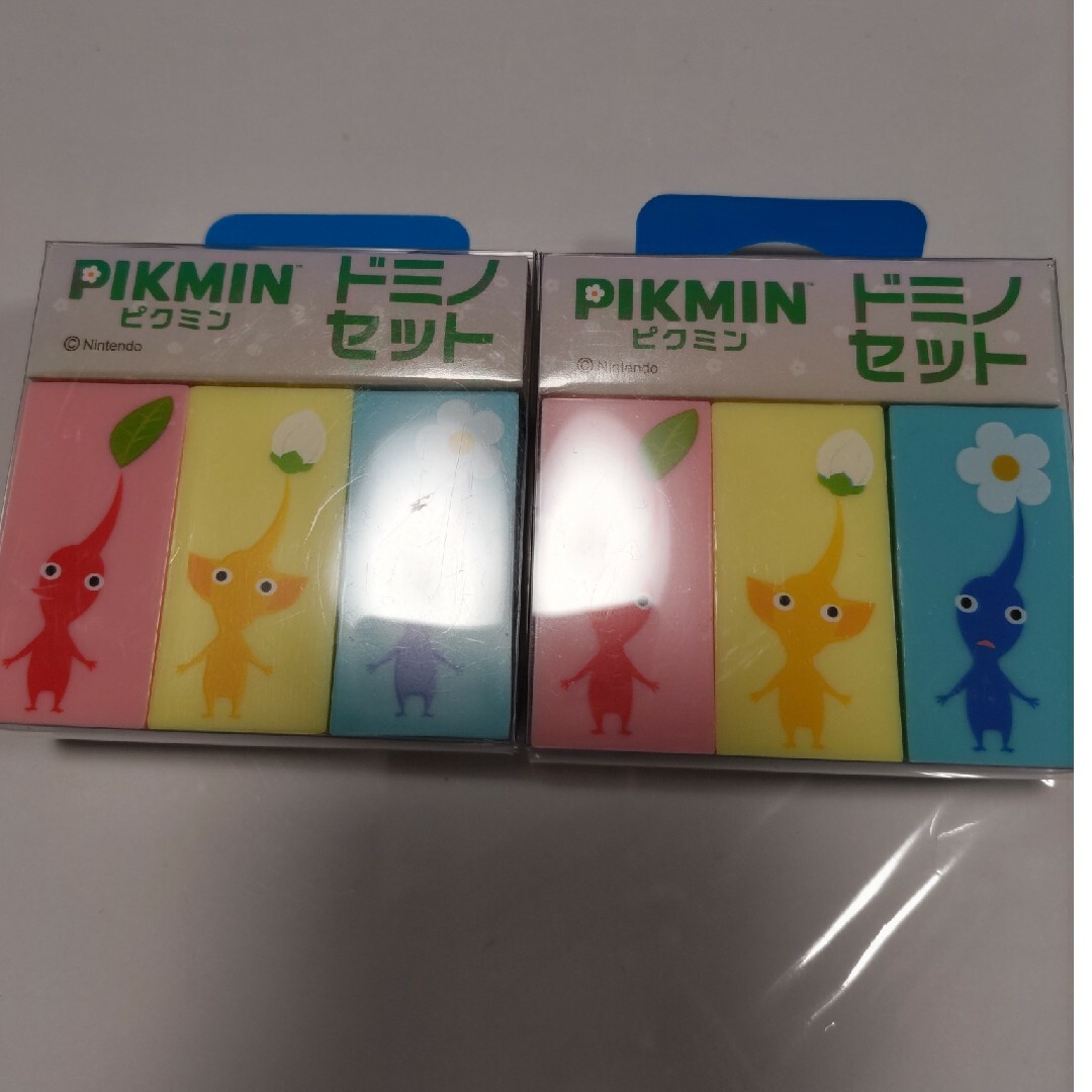 任天堂(ニンテンドウ)の【2点セット】ピクミン ドミノセット エンタメ/ホビーのおもちゃ/ぬいぐるみ(キャラクターグッズ)の商品写真