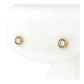 ティファニー バイザヤード ピアス 750 (K18YG) ユニセックス TIFFANY&Co. [美品] 【中古】 【ジュエリー】(ピアス(片耳用))