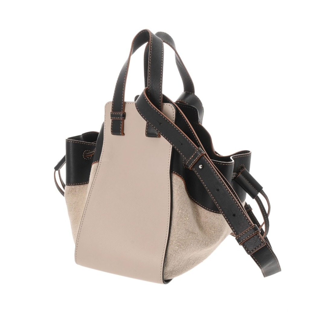 LOEWE - ロエベ  ハンモック ドローストリング  ショルダーバッグ ベージュ/ブラ