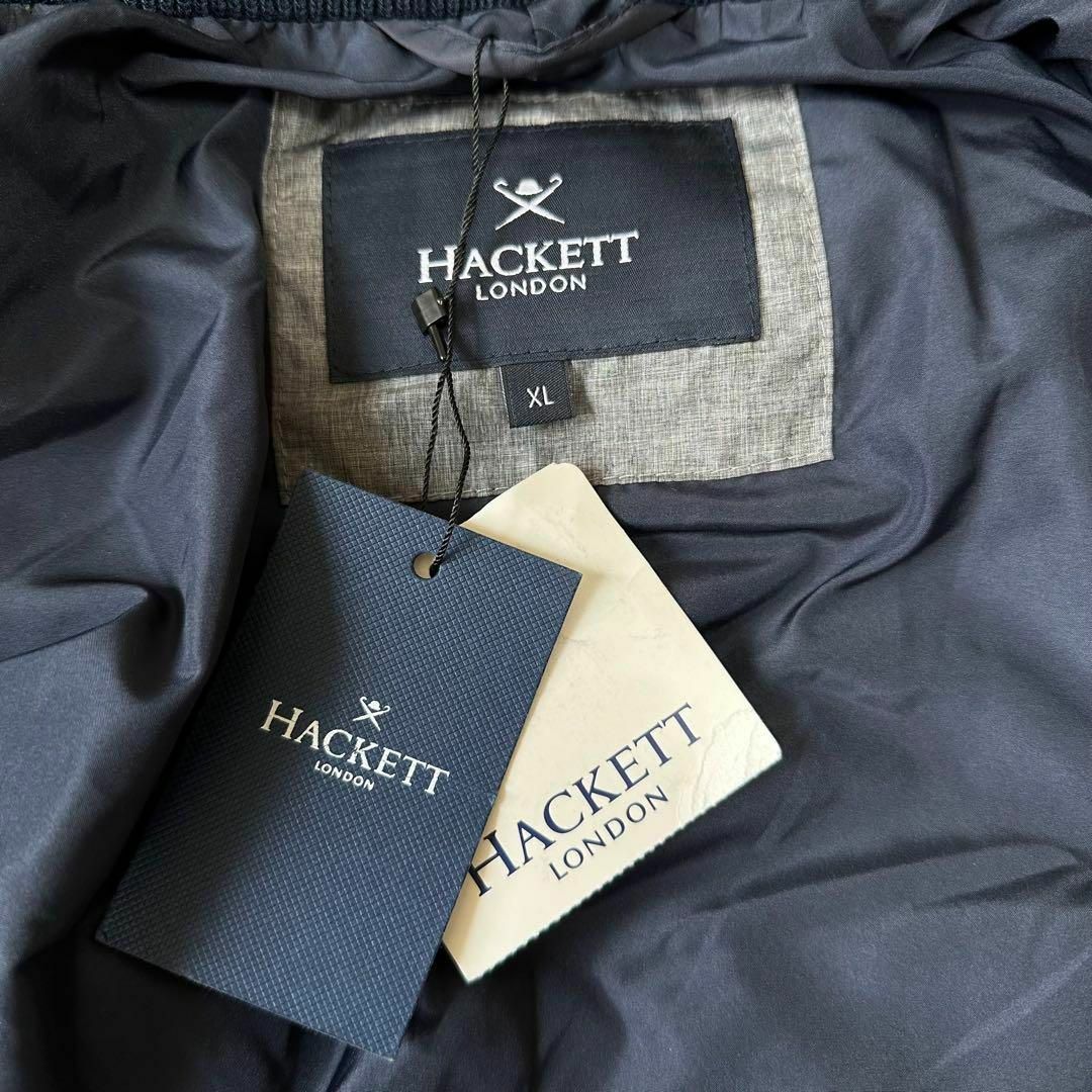 新品 タグ付き XL HACKETT ダウンジャケット レイヤード調