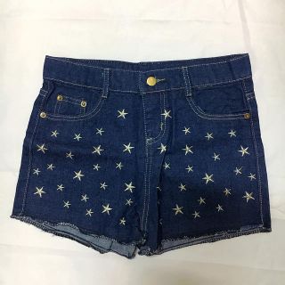 ディーホリック(dholic)の✩⃛新品未使用✩⃛スタードット 星刺繍 デニムショートパンツ(ショートパンツ)