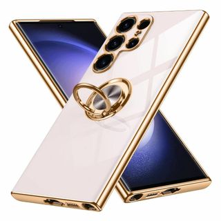 Galaxy S24 Ultra ケース リング付き Samsung ギャラクシ(その他)