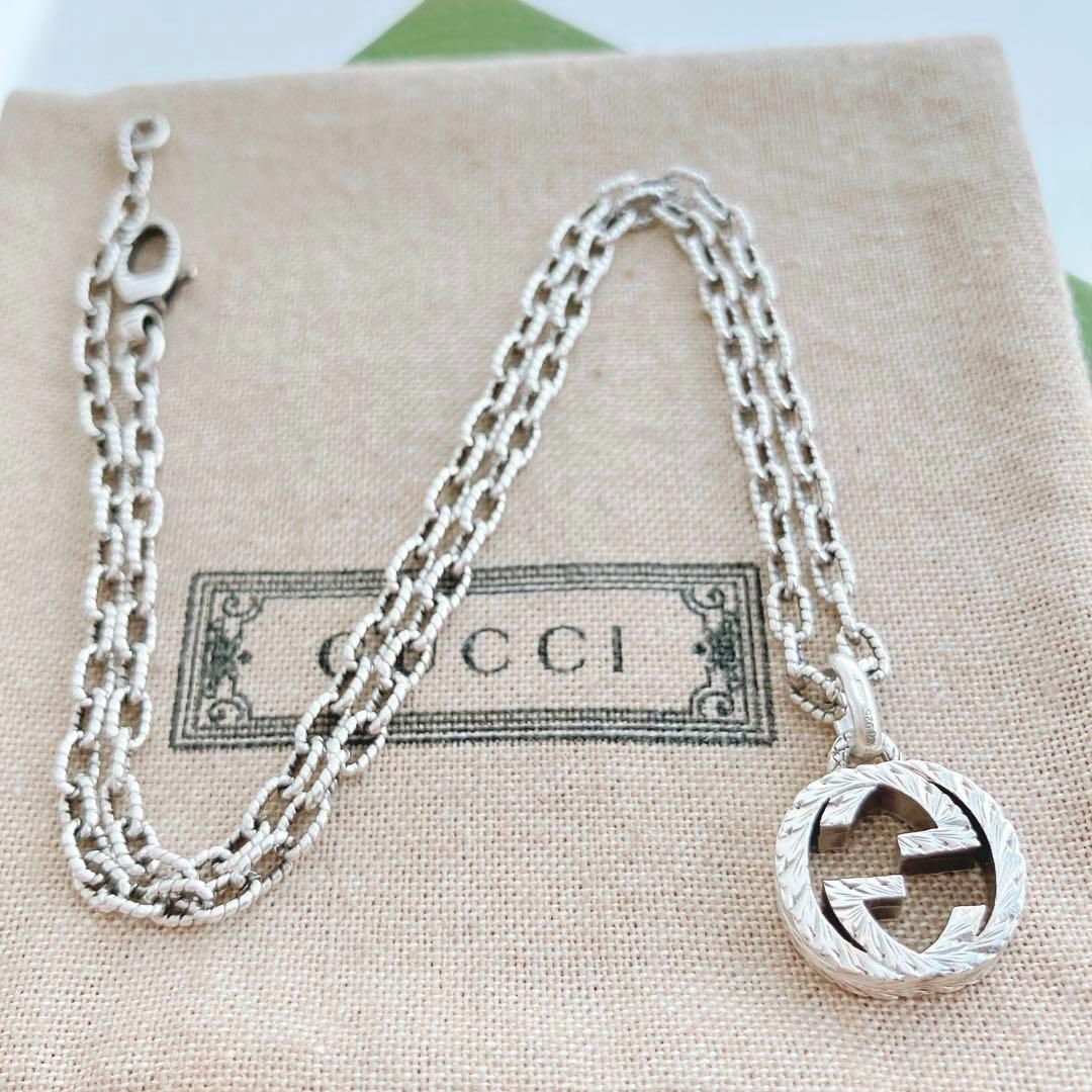 極美品＊グッチ GUCCI 925 ネックレス シルバー レディース 1127 GUCCI - 極美品＊グッチ GUCCI 925 ネックレス シルバー