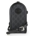 新品 グッチ GUCCI ショルダーバッグ GGスプリーム ブラック/グレー