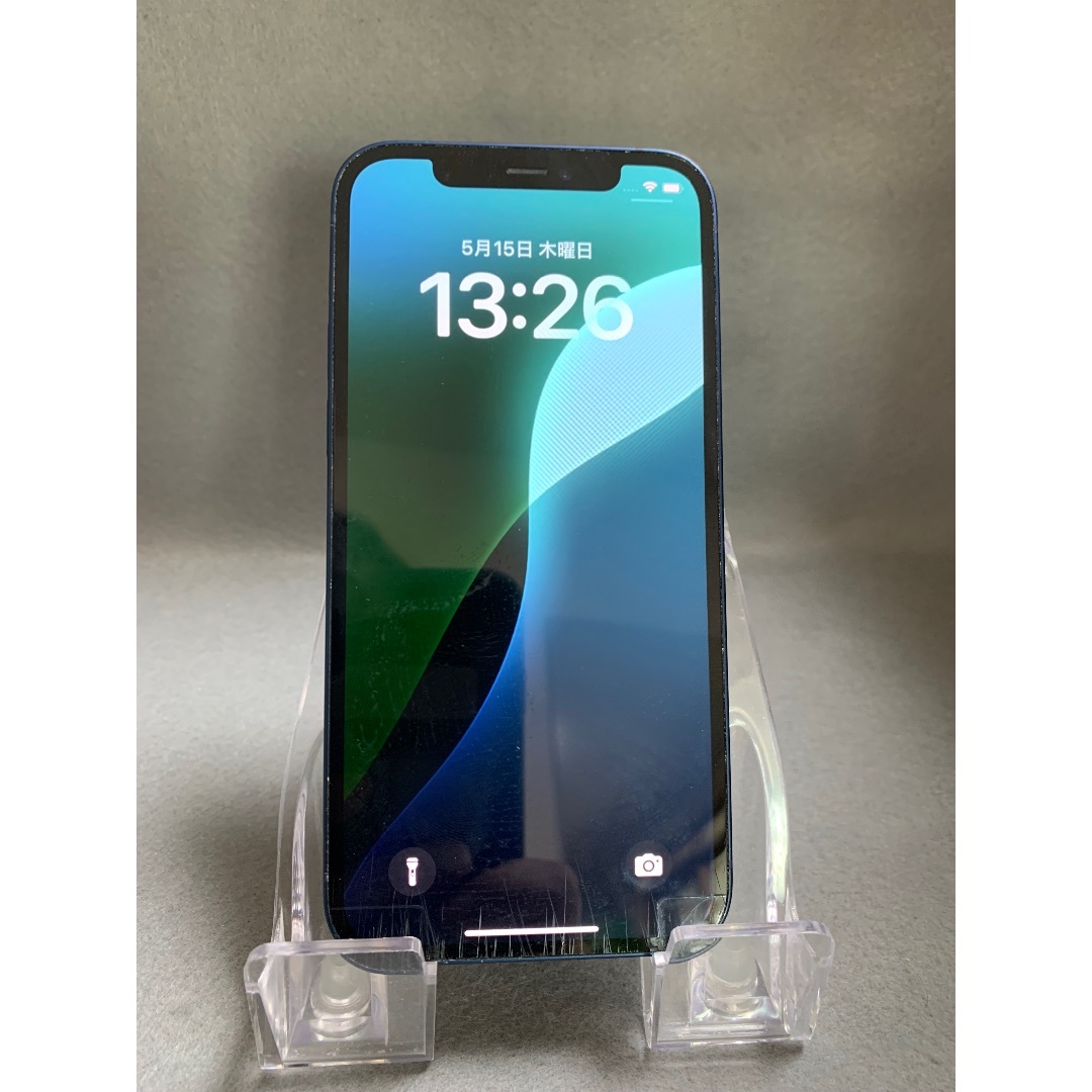 iPhone - 美品中古 国内版 SIMフリー iPhone12 128GB ブルー色