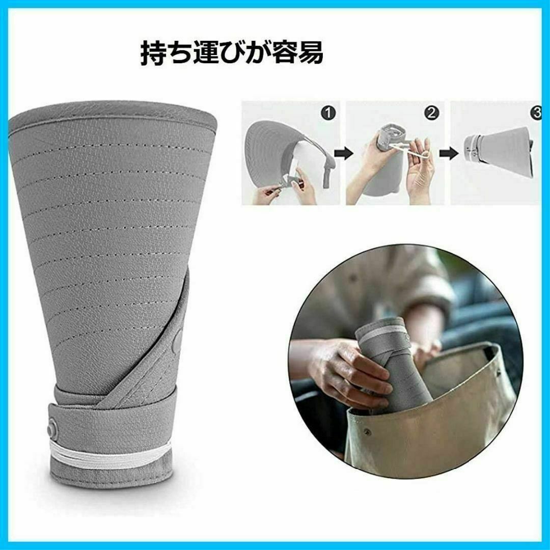 【即納】ガーデニング 帽子 農園帽 サンバイザー UVカット つば広  スポーツ/アウトドアのスポーツ/アウトドア その他(その他)の商品写真