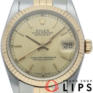 ロレックス(ROLEX)のロレックス デイトジャスト ボーイズ時計 Datejust Boyz 68273(L) K18YG/SS ユニセックス時計 シャンパンカラー 仕上げ済 1989年 美品 【中古】(腕時計)