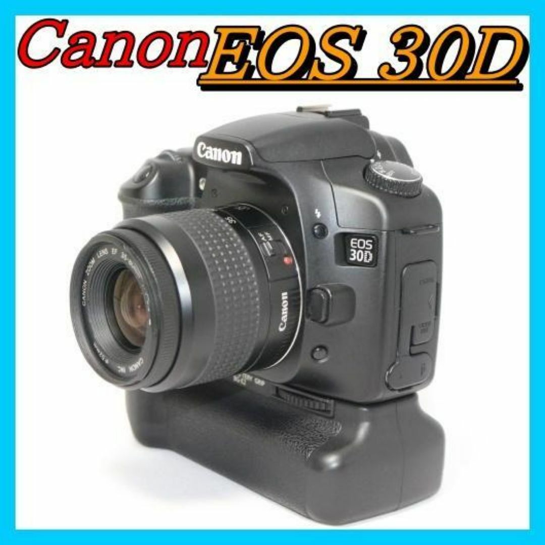 大人気一眼レフ⭐キャノン Canon EOS 30D⭐スマホに転送♪高速連写