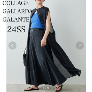 コラージュガリャルダガランテ(COLLAGE GALLARDAGALANTE)の未使用24SS COLLAGE GALLARDAGALANTE シアーワンピース(ロングワンピース/マキシワンピース)