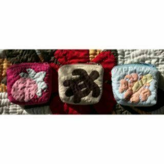 「正規品」可愛いコインパース3個セット♡小物入れポーチ♡ハワイアンキルト(財布)