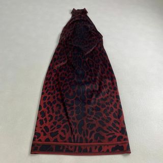 レオナール(LEONARD)のレオナール　ロングワンピース　ノースリーブ　ドレス　レオパード　ストレッチ素材　(ロングワンピース/マキシワンピース)