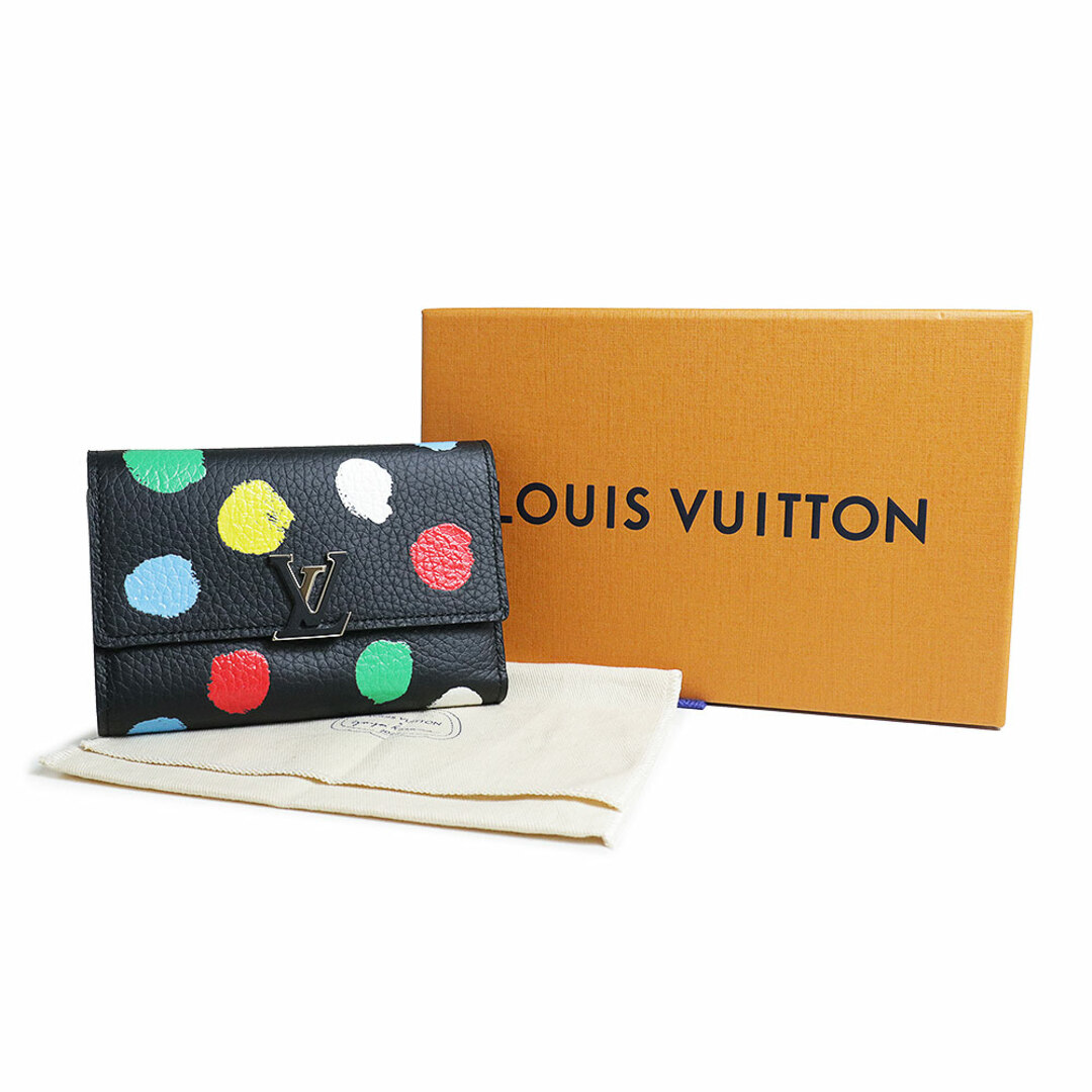 ルイヴィトン 草間彌生 コラボ LV × YK ポルトフォイユ・ブラザ ドット LOUIS VUITTON ≪ 新品 ≫ ルイヴィトン 草間彌生 コラボ LV