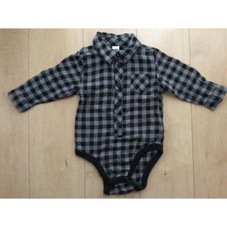 OLDNAVY 長袖シャツロンパース 73(ロンパース)