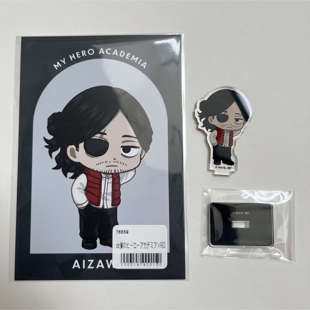 相澤消太 ちびキャラ 赤い私服ver. アクリルスタンド ポストカード エンタメ/ホビーのアニメグッズ(その他)の商品写真