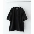 【ブラック】【L】『接触冷感』『吸水速乾』『UVカット』Breeze Fit クルーネックTシャツ