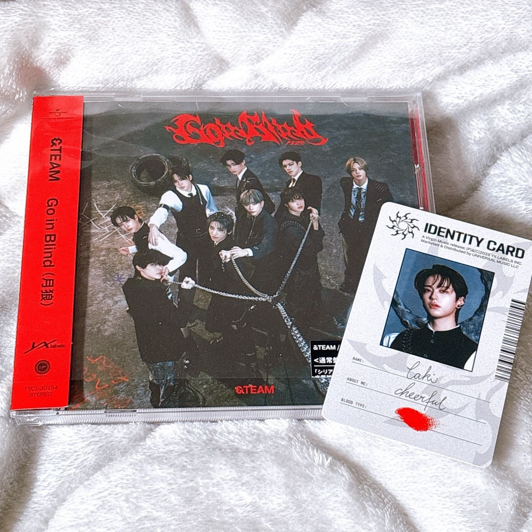 &TEAM(エンティーム)の&TEAM Go in Blind (月狼) CD 通常盤 エンタメ/ホビーのCD(K-POP/アジア)の商品写真