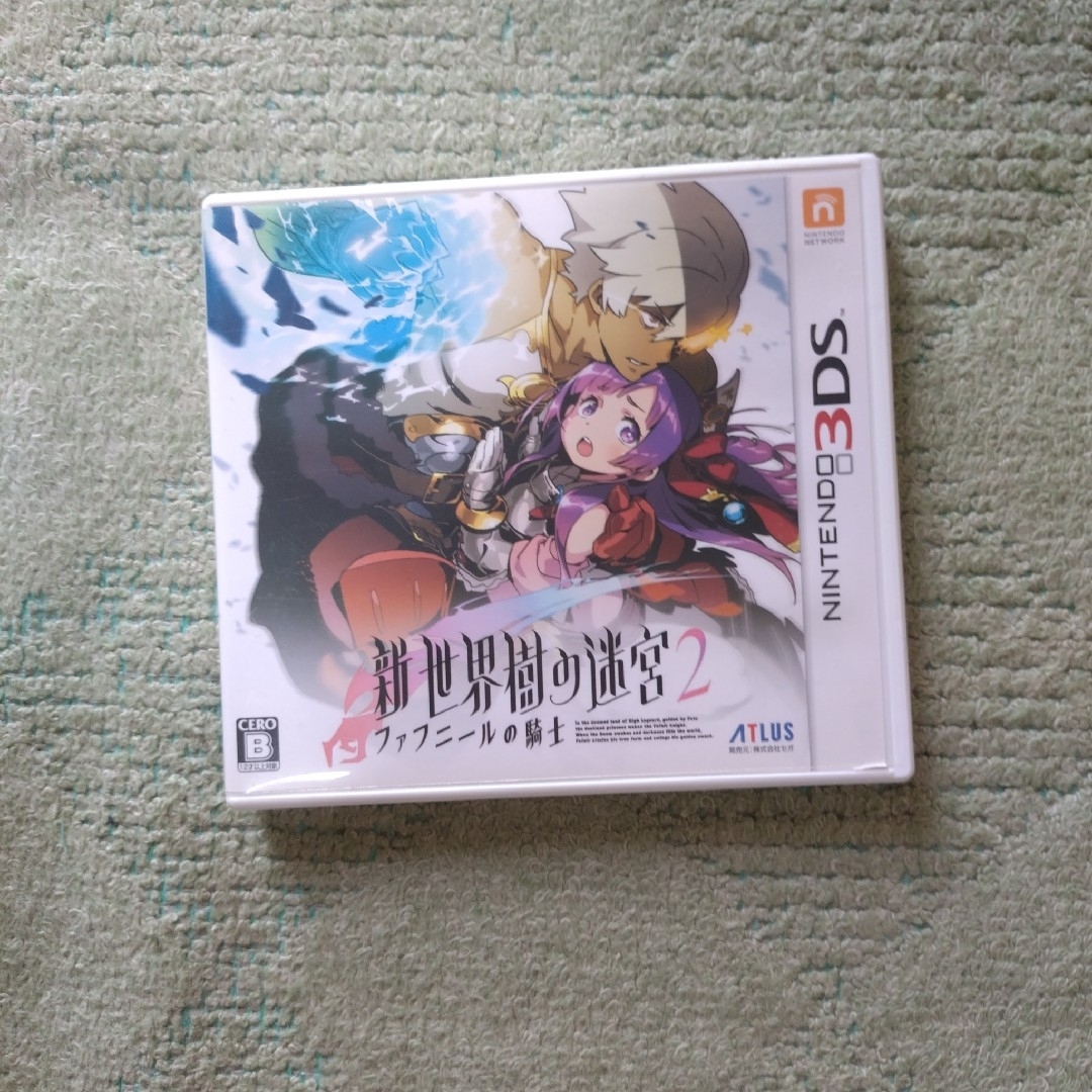 ATLAS(アトラス)の新・世界樹の迷宮2 ファフニールの騎士 エンタメ/ホビーのゲームソフト/ゲーム機本体(携帯用ゲームソフト)の商品写真