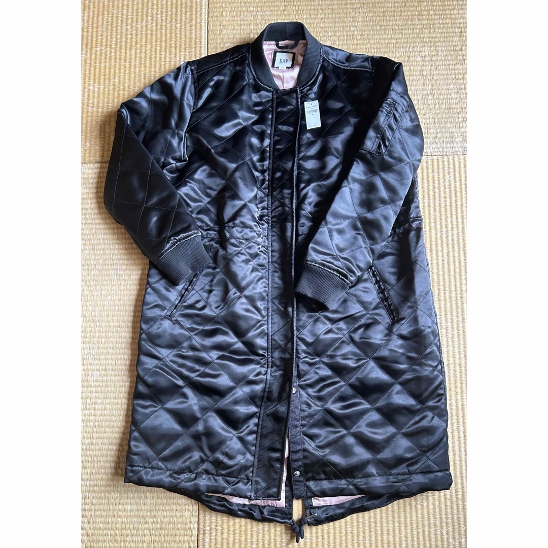 GAP - 新品　GAP ブラック キルティング ロングコート
