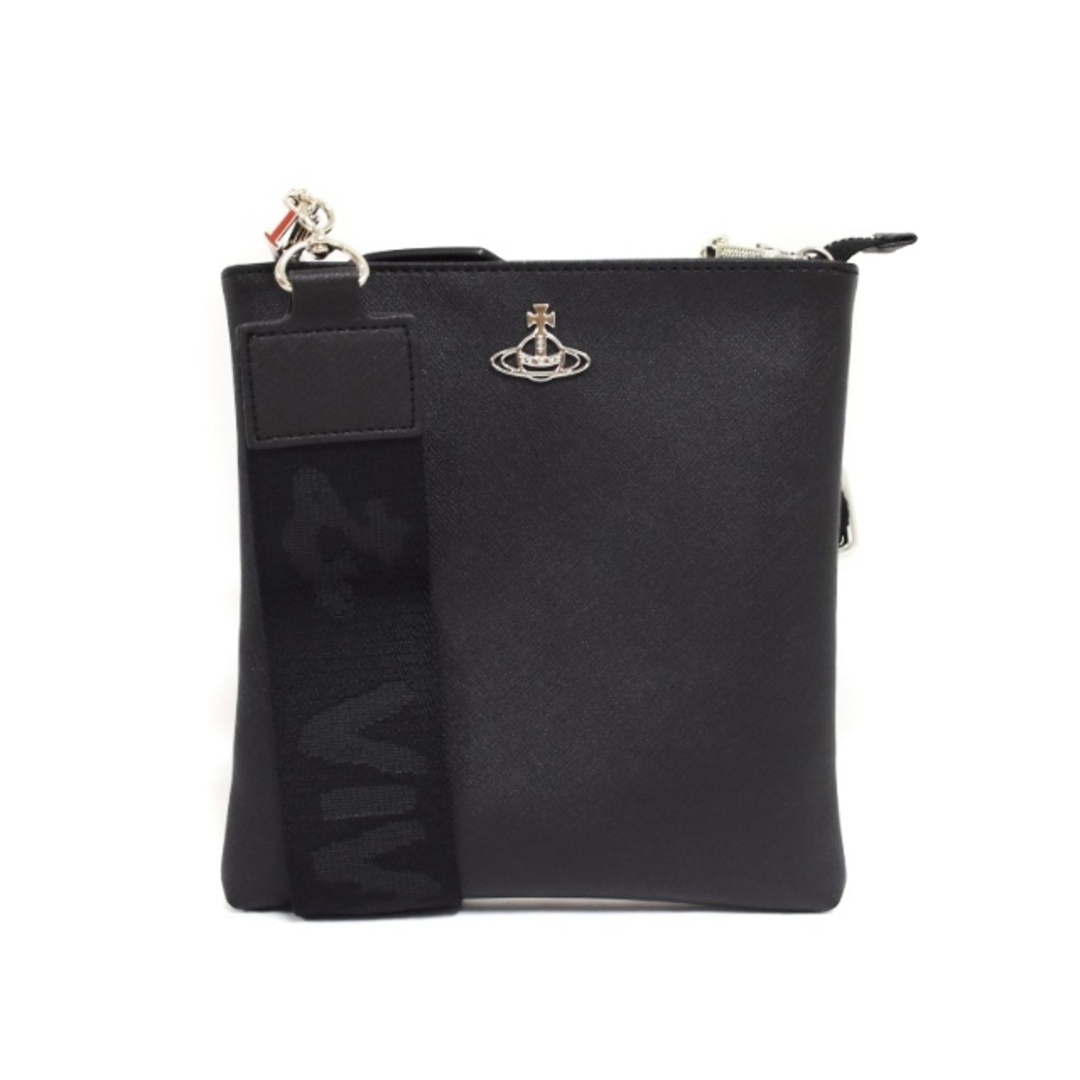 Vivienne Westwood - ヴィヴィアンウエストウッド スクエア ショルダーバッグ クロスボディ ブラック