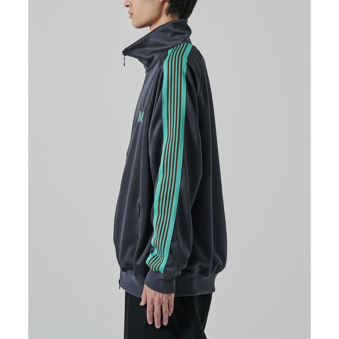 Needles(ニードルス)のサイズ変更可能　ネイビー　ターコイズ　needles トラックジャケット メンズのトップス(ジャージ)の商品写真