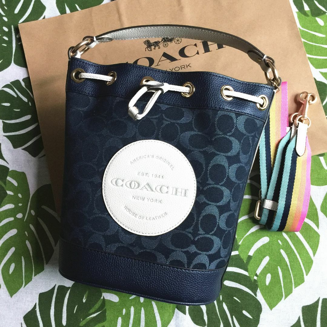 COACH - ＜新品＞COACH/コーチバケットバッグ C4101 デニム ショルダーバッグ