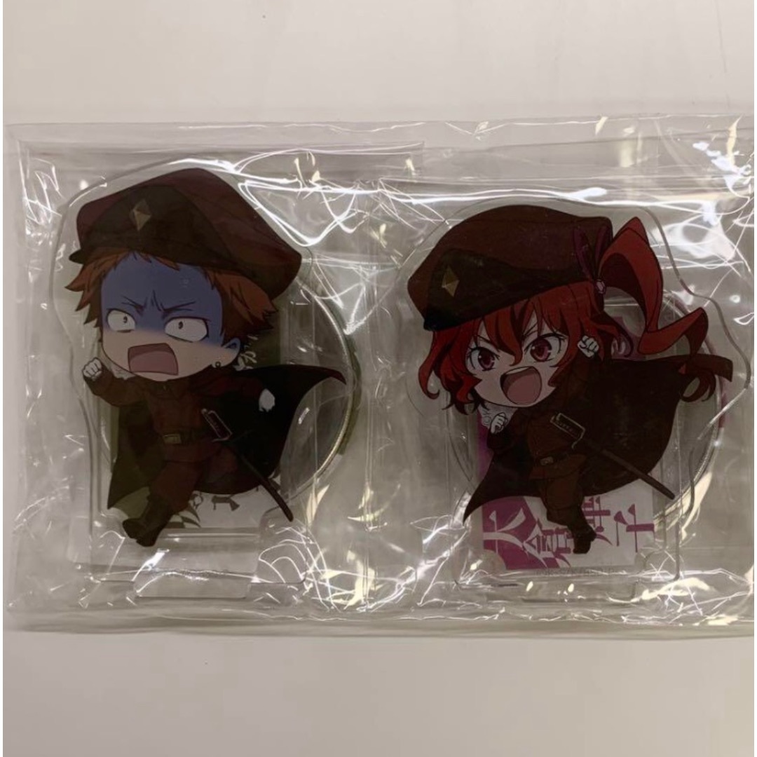 文スト 立原道造&大倉燁子 アクリルスタンド＆缶バッジ　22巻特典 文スト 立原道造&大倉燁子 アクリルスタンド＆缶バッジ 22巻特典