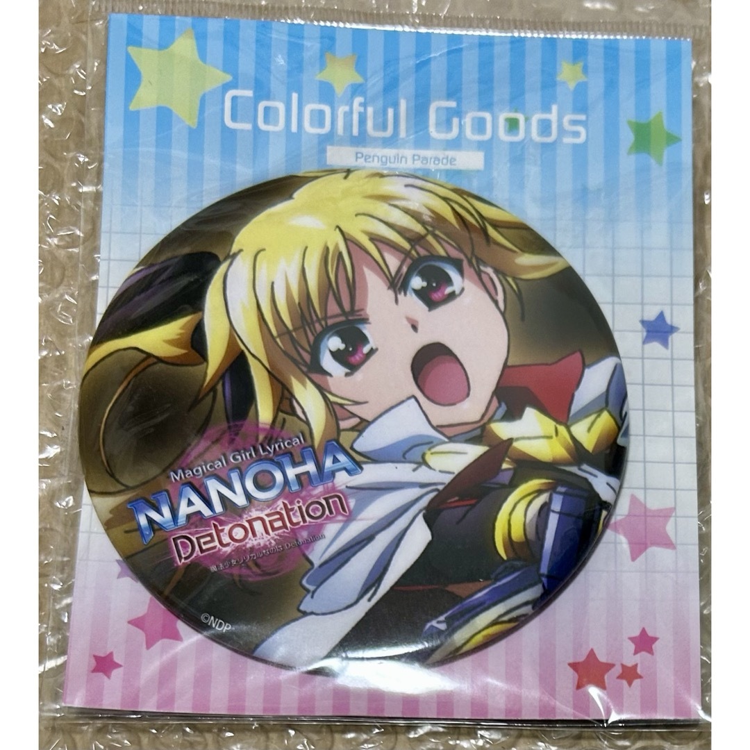 魔法少女リリカルなのは Detonation 缶バッジ100 フェイト エンタメ/ホビーのアニメグッズ(バッジ/ピンバッジ)の商品写真