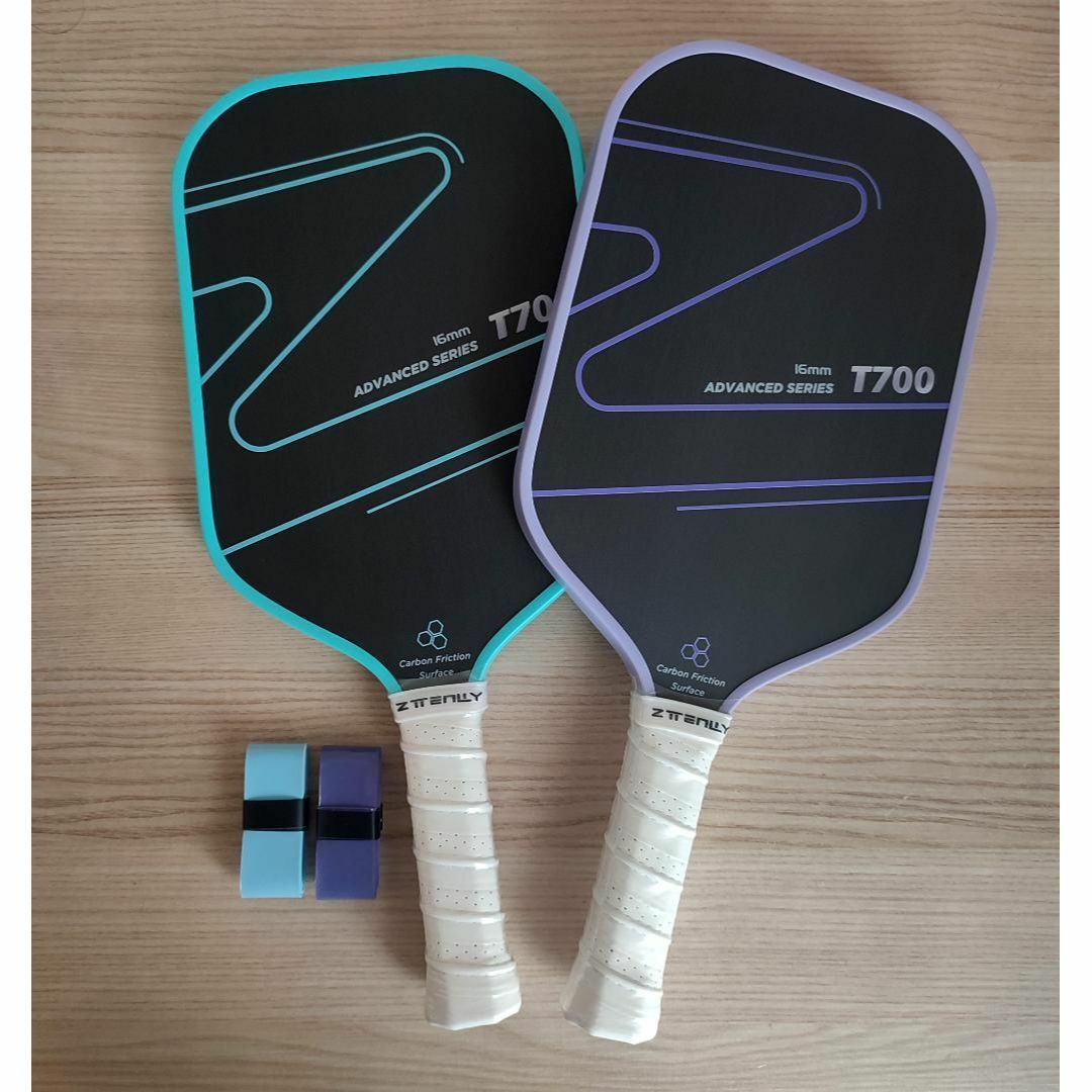 2個セット ピックルボール パドル T700 生カーボンファイバ 青い 2個セット ピックルボール パドル T700 生カーボンファイバ 青い
