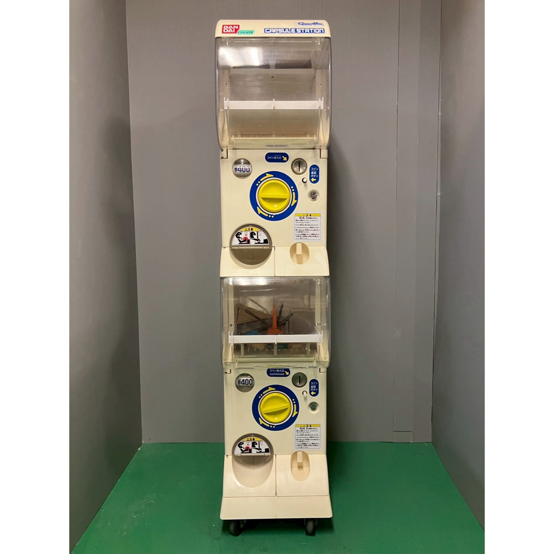 無料配達 CFO-69B【バンダイ カプセルステーション】上下段中古 筐体、コントロールパネル