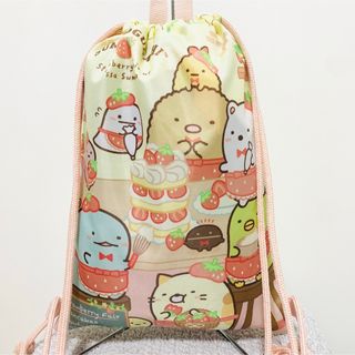 新品 定価1,320円すみっこぐらし ナップサック　シューズバッグ 