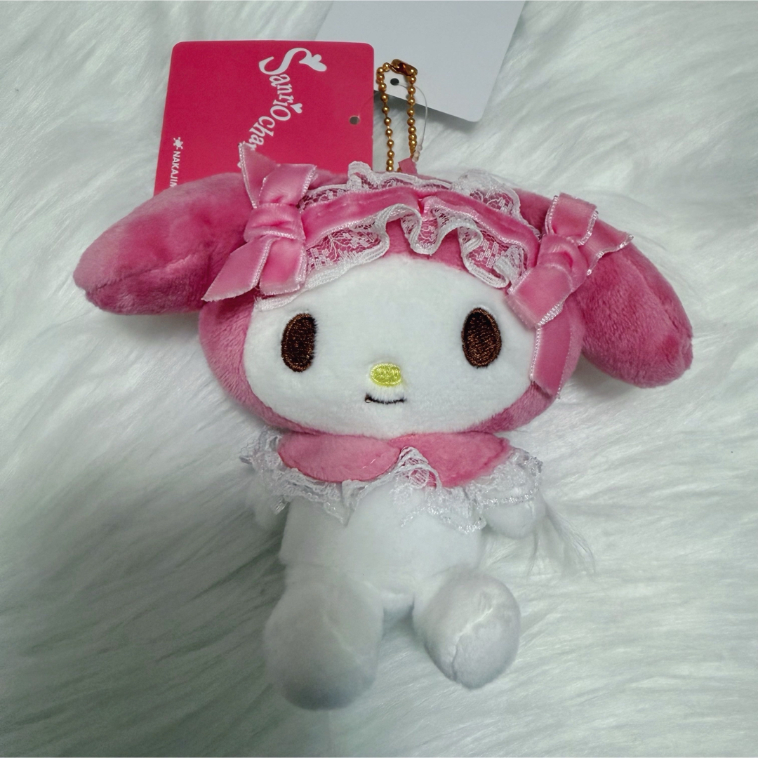 サンリオ(サンリオ)のサンリオ マイメロディ レースロリータ マスコット エンタメ/ホビーのおもちゃ/ぬいぐるみ(キャラクターグッズ)の商品写真
