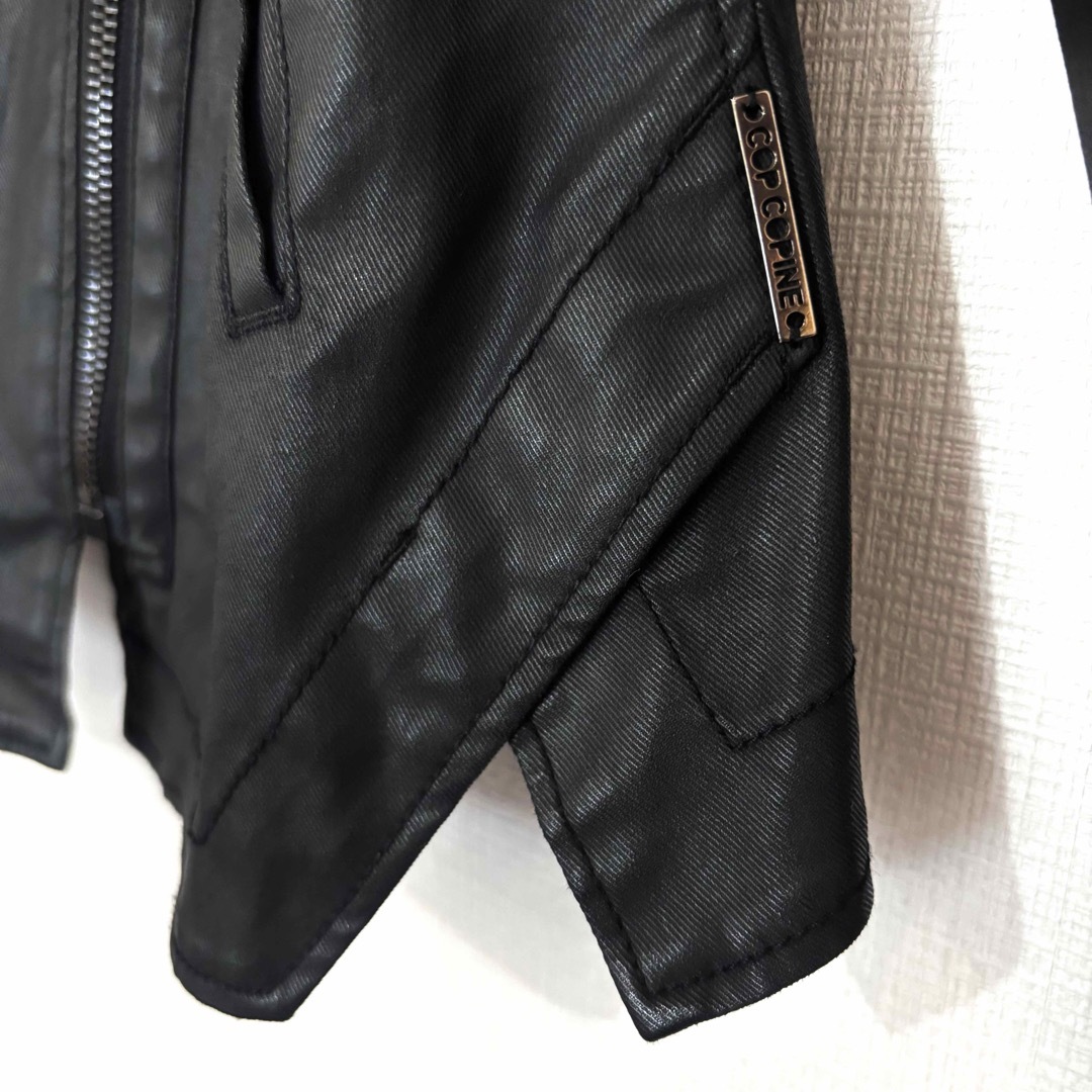 美品】cop.copineコップコピーヌ薄手ライダースジャケット