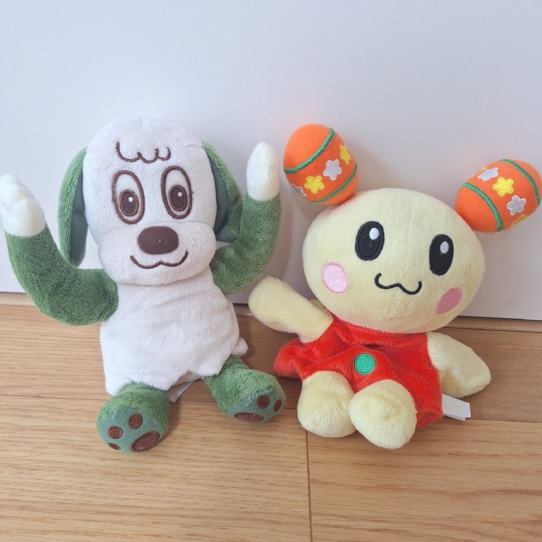いないいないばあ わんわん うーたん ぬいぐるみ 中古 ベビー おもちゃ エンタメ/ホビーのおもちゃ/ぬいぐるみ(ぬいぐるみ)の商品写真