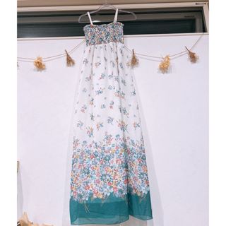 イマージュ(IMAGE)の花柄マキシ丈ワンピース(ロングワンピース/マキシワンピース)