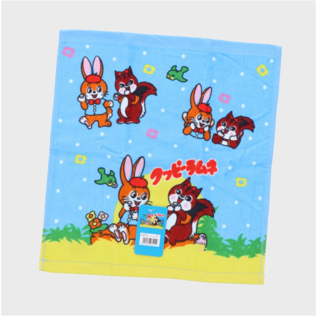 林タオル(ハヤシタオル)のお菓子柄ウォッシュタオル■クッピーラムネ■34×35cm綿100新品タグ付 インテリア/住まい/日用品の日用品/生活雑貨/旅行(タオル/バス用品)の商品写真