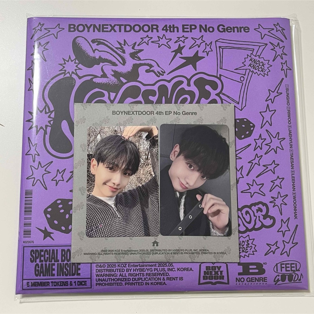BOYNEXTDOOR(ボーイネクストドア)のジェヒョン boynextdoor セット ユニバ 特典 トレカ エンタメ/ホビーのCD(K-POP/アジア)の商品写真