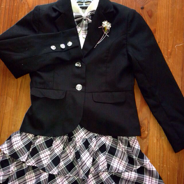 小学生 卒業式 5点セット☻ レディースのフォーマル/ドレス(スーツ)の商品写真
