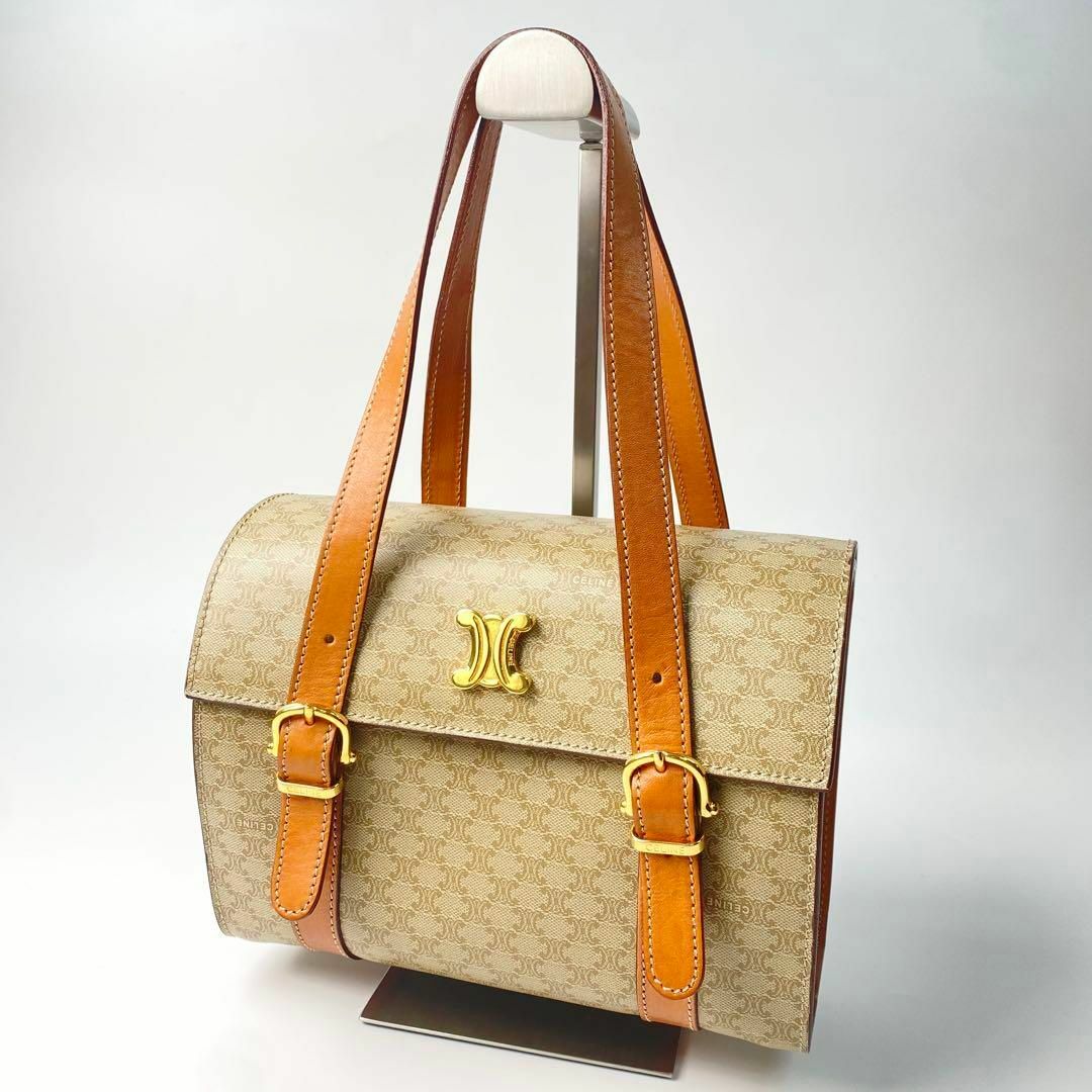 CELINE - 美品 セリーヌCELINE トリオンフ マカダム ハンドバッグ MC96