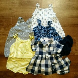 ベビーギャップ(babyGAP)の3-6m ベビー 女の子 夏服セット(ワンピース)