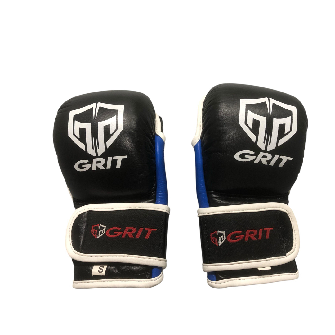 2025-25 秋冬新作  ハイブランドの GRIT 使いやすさと安全性高い Sサイズブルー パウンドグローブ ボクシング