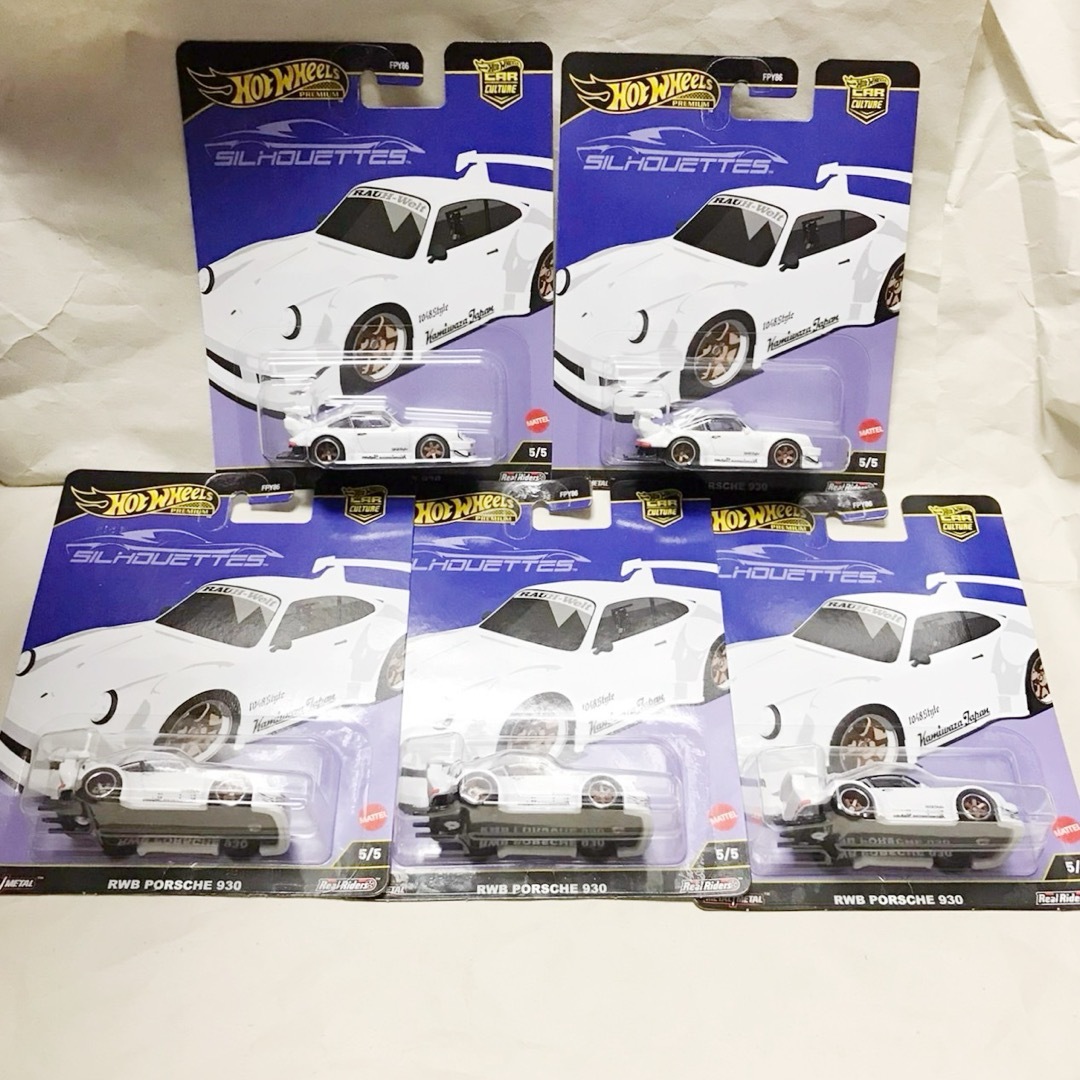 ホットウィール - ホットウィール カーカルチャー シルエット RWB ポルシェ 930 5台セット