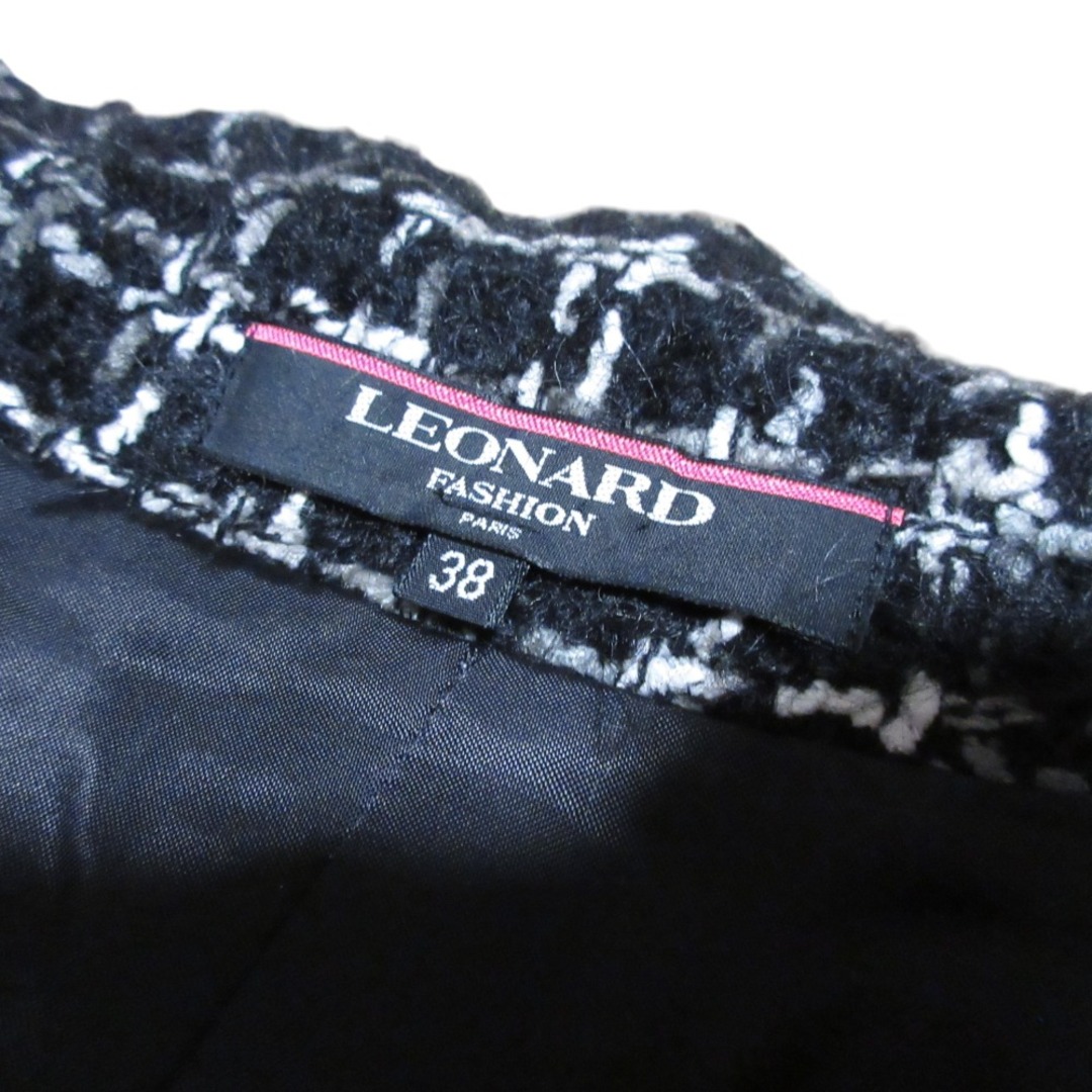 LEONARD - 美品 LEONARD レオナール ウール ツイードテーラード