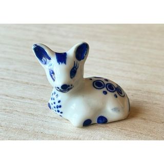 レトロ　バンビの置物(置物)